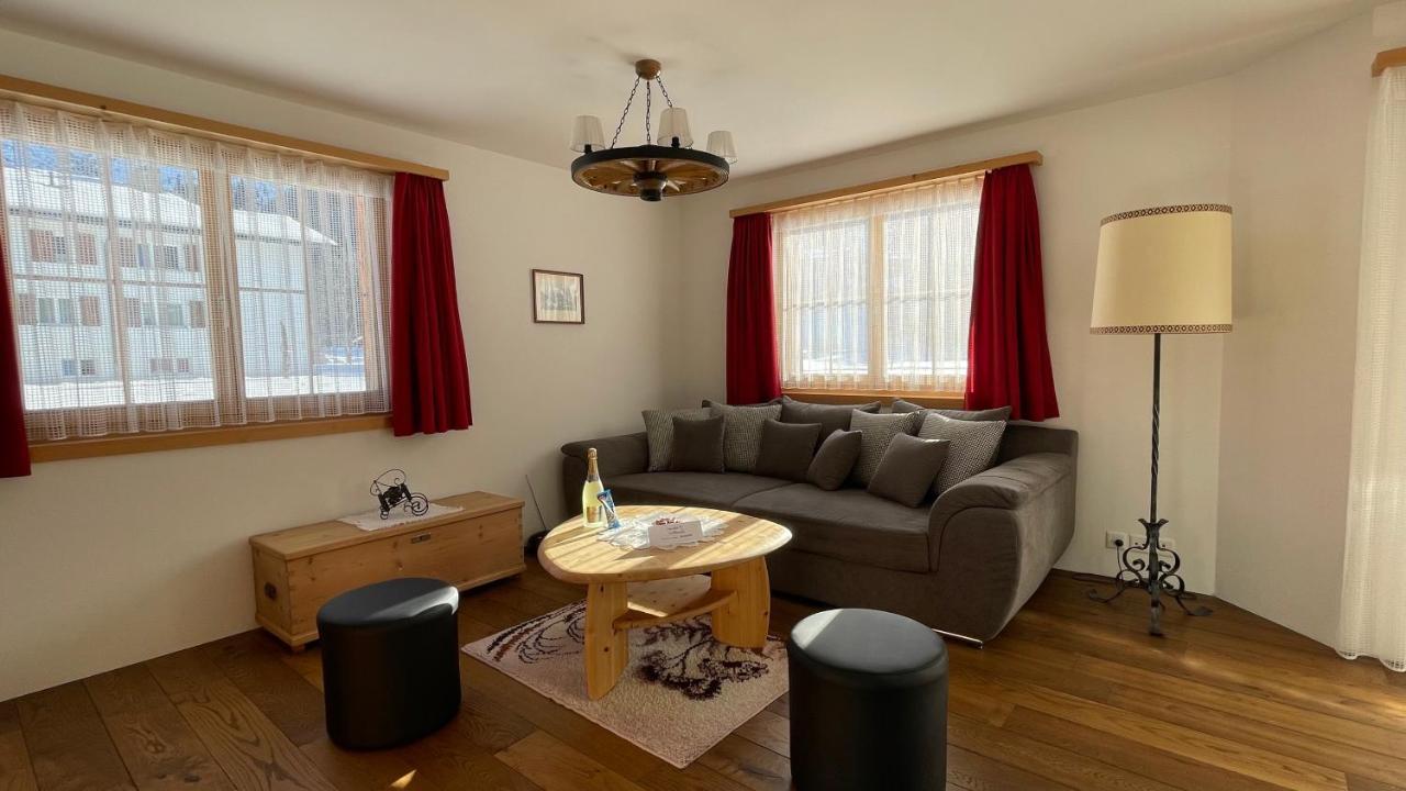 Ferienwohnung Mit Idyllischer Aussicht Klosters Exterior foto