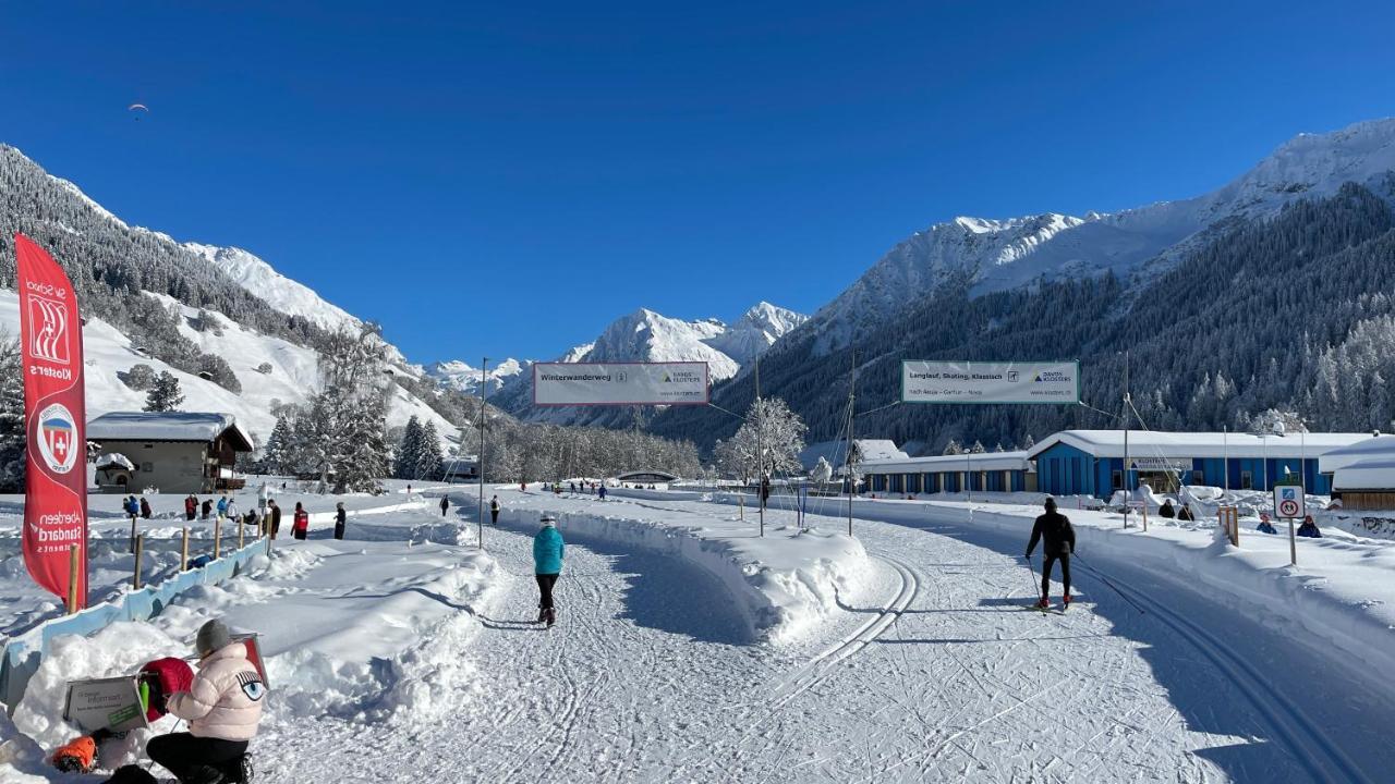 Ferienwohnung Mit Idyllischer Aussicht Klosters Exterior foto